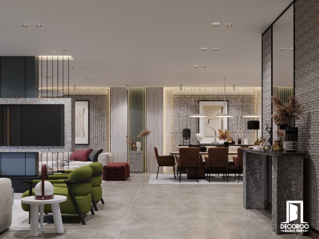 The Most Beautiful and Latest Decoration Tour of 2022: A Stunning 60-Meter Apartment | 1365Updated At 1668258546 006 | Decoroo Designs - Eng. Rasha Fikry | أفضل شركة ديكور و تشطيبات في مصر - م. رشا فكري