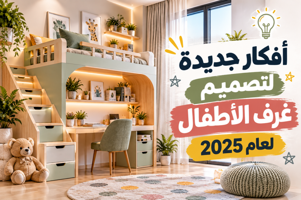 أفكار جديدة لتصميم غرف الأطفال لعام 2025 | أفكار جديدة لغرف الأطفال 2025 | Decoroo Designs - Eng. Rasha Fikry | أفضل شركة ديكور و تشطيبات في مصر - م. رشا فكري