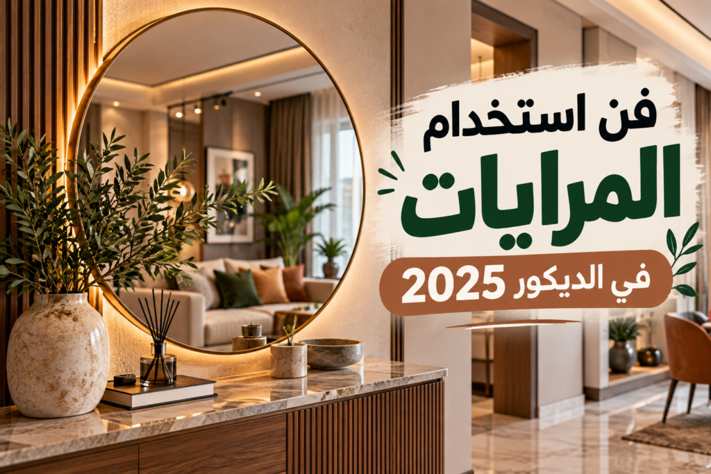 فن استخدام المرايات في الديكور 2025 | فن المرايات في الديكور 2025 | Decoroo Designs - Eng. Rasha Fikry | أفضل شركة ديكور و تشطيبات في مصر - م. رشا فكري
