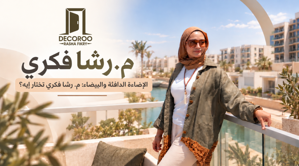 الإضاءة الدافئة والبيضاء: م. رشا فكري تختار إيه؟