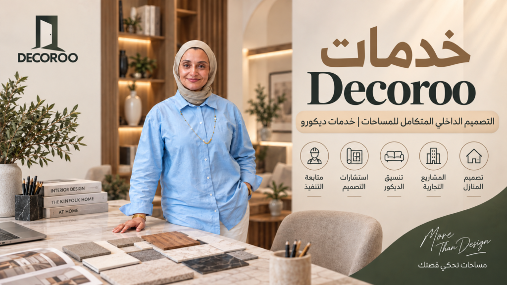التصميم الداخلي المتكامل للمساحات | خدمات ديكورو