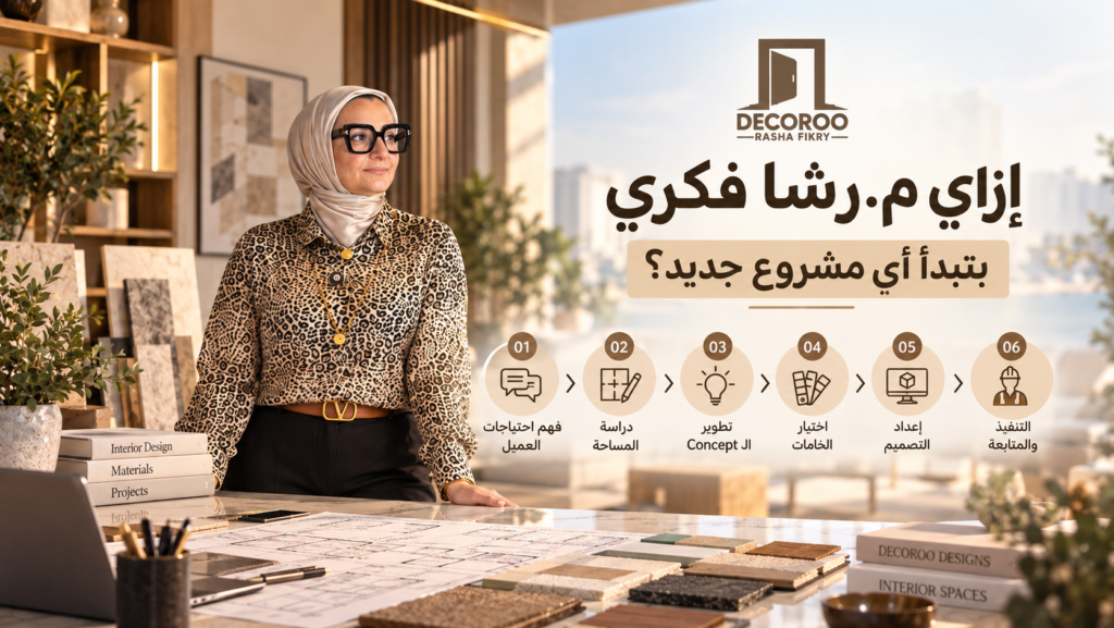 مراحل التصميم الداخلي