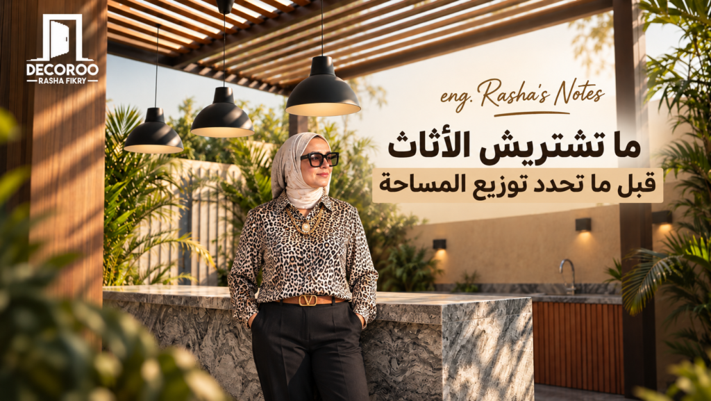 توزيع الأثاث قبل الشراء